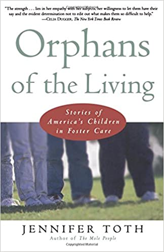 Orphans of the Living. Jennifer Toth. Book Cover. 